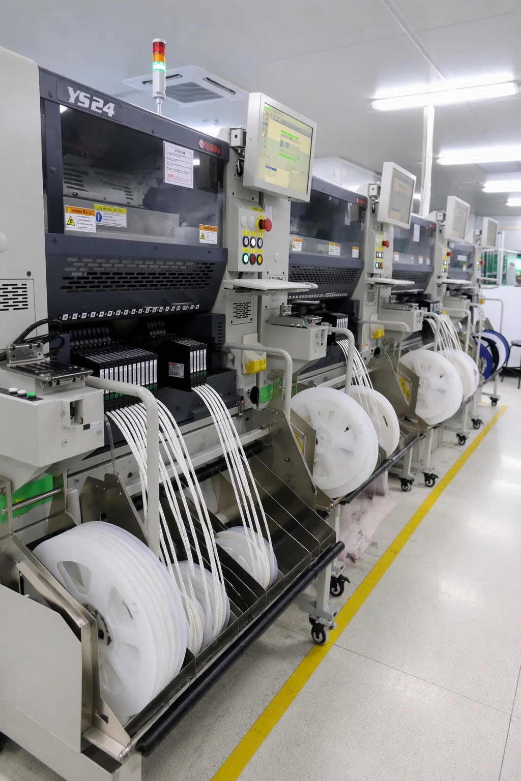 Pick-and-place line at the Shenzhen plant