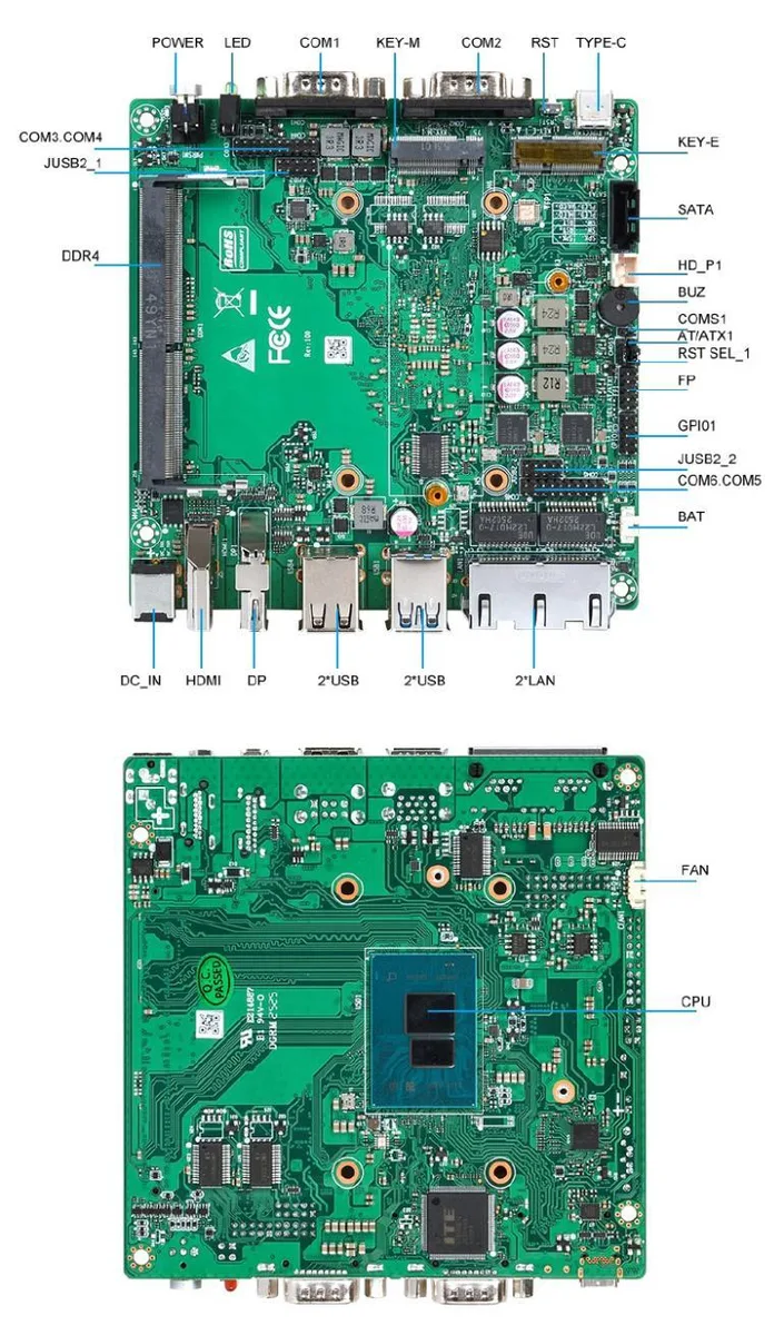 AD30NU industrial motherboard view 3