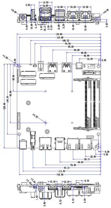 AD600NA industrial motherboard view 4