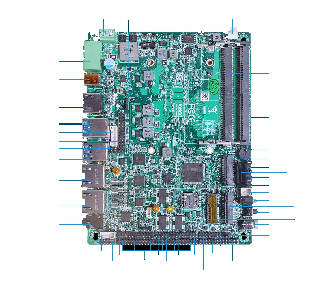 AD600Z3AW industrial motherboard view 4