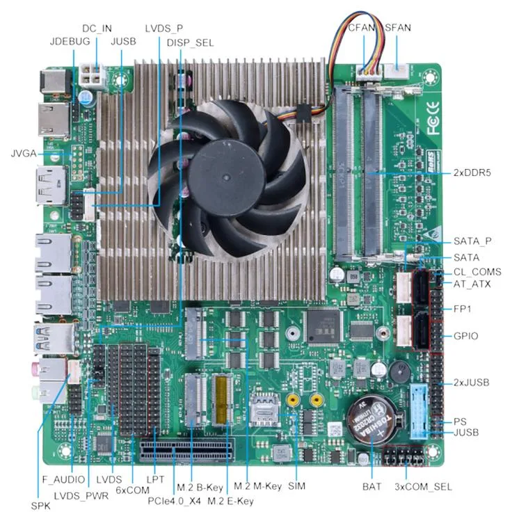 TOP800B industrial motherboard view 5