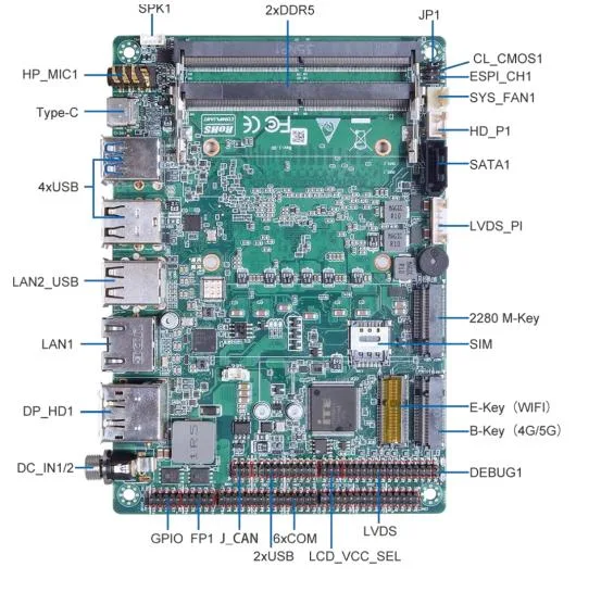 UT1003AW industrial motherboard view 6